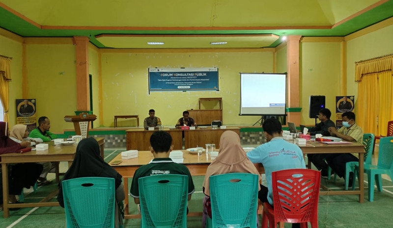 KEGIATAN FORUM KONSULTASI PUBLIK OLEH STATISTIK KABUPATEN BUTON SELATAN