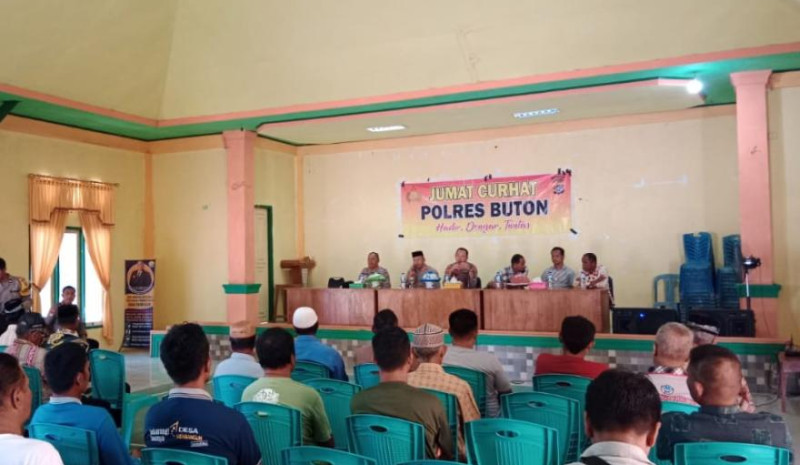 JUMAT CURHAT OLEH POLRES BUTON TAHUN 2023